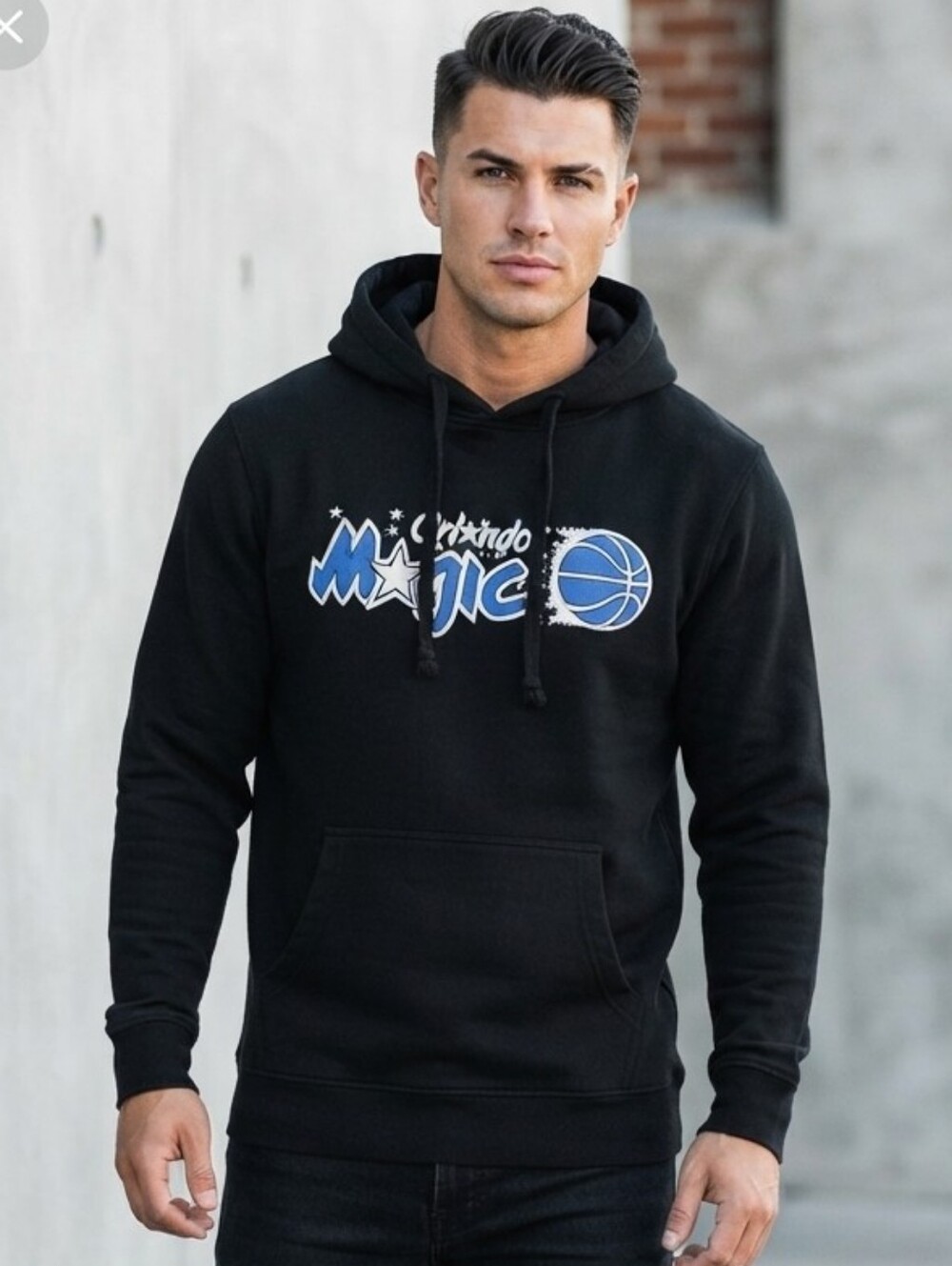 Mitchell & Ness Men's Orlando Magic Basketball Hoodie Men's Size Medium - Black